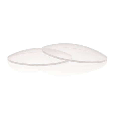 Plano Clear CR-39 2.2mm thick Lenses NO AR #750-22