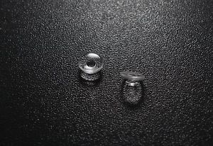 Slide-in Round 9mm Nose Pads. Pkg of 25 pairs